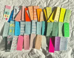 ラベルパック 41種 : まとめ : ステッカー CHECK パステル ネオン 蛍光 日本 スタンプ @