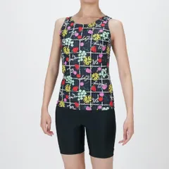 新品 [ミズノ] 水泳 競泳 フィットネス水着 ジム セパレーツ N2JGC355 レディース L ブラック