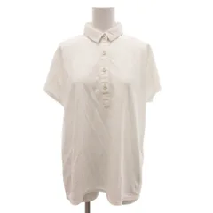 アディダス adidas ゴルフウェア ポロシャツ M 白 ホワイト 半袖 ポロ襟 ドット柄 ECF001 /KR ■ECF001