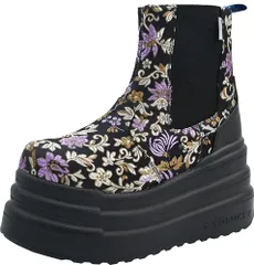 新品 厚底サイドゴアショートブーツ