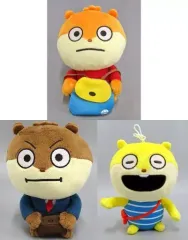 【中古】ぬいぐるみ 全3種セット ぬいぐるみ～おでかけのこねずみ～ 「にしむらゆうじ作品」