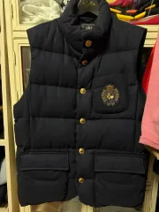 ポロ ゴールド ダウン ベスト m