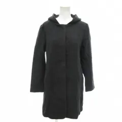 スピック&スパン Spick&Span 美品 コート ジャケット ウール 36 ダークグレー フード付き ミドル丈14-020-200-3110-3-0 /HW ■GY60のサムネイル