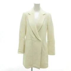 22オクトーブル 22 OCTOBRE 美品 チェスターコート ジャケット アンゴラ  38 アイボリー ダブルブレスト ミドル丈 1554085 853281513 /HW ■GY60のサムネイル