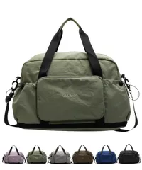 [グリーンパキラ] バッグ 大容量 ボストンバッグ 旅行バック キャリーオンバック 一泊二日 2泊3日 機内持ち込み 軽量 ナイロン 拡張 ジム 修学旅行 入院 男女兼用 ユニセックス 鞄 カバン 軽い 折りたたみ (カーキ) [カーキ] [標準]