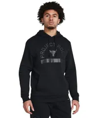 新品 [アンダーアーマー] Pjt Rock 6M Rival Hoodie Black / / Black MD