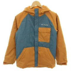 コロンビア Columbia 子供服 カジュアルスロープジャケット スキージャケット 中綿 ジップアップ M 茶 ブラウン 青 ブルー SB0032 /HN ■ECD001