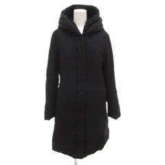 アンタイトル UNTITLED ダウンコート ジャケット ロング ジップアップ 1 黒 ブラック /JS ■GY59