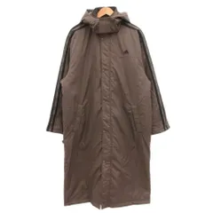 アディダス adidas フード付きベンチコート  L ロング グレージュ /ML ■ECD001