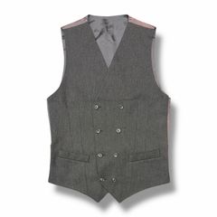 国内正規 DOLCE&GABBANA Black Vest Waistcoat ベスト ジレ ダブル