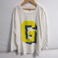 ギャップ 長袖Ｔシャツ トップス ロゴT ロンT コットン メンズ Sサイズ ホワイト GAP 【中古】