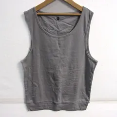 ギャップ タンクトップ ノースリーブ シャツ トップス メンズ Sサイズ グレー GAP 【中古】