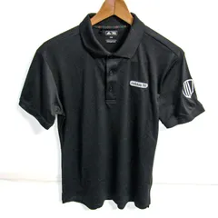 アディダスゴルフ ポロシャツ トップス 半袖 ゴルフウエア メンズ Mサイズ ブラック adidas GOLF 【中古】