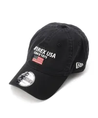 新品 [アヴィレックス] [AVIREX × NEWERA] 9TWENTY POLO CAP U.S.A FLAG ナイントゥエンティー ポロ キャップ アメリカ国旗 ニューエラ 783-6174011 メンズ F 120 ネイビー