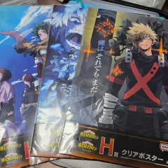3種まとめ) 僕のヒーローアカデミア ヒロアカ 一番くじ H賞 クリア ポスター