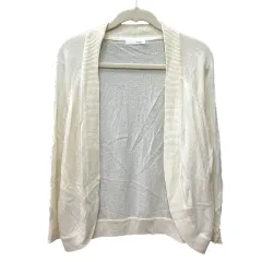 インデックス INDEX カーディガン ニット M 白 アイボリー /MN