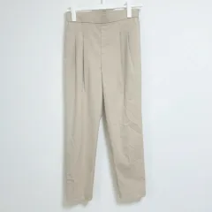 【216975】GLOBAL WORK グローバルワーク  carreman テーパードパンツ　ウエストゴム　S  ・ ベージュ