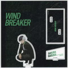 [중고] 아크릴 스탠드 아크릴 패널 사쿠라 하루카 아크릴 스탠드 서 그림 Ver. [WIND BREAKER POPUP 기획전 [대집회 2] baseyard tokyo]