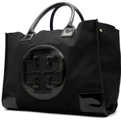 TORY BURCH トリーバーチ エラ ボストン トートバッグ ラージ ロゴ 肩掛け レディース ビジネス A4可 大容量 ブラック 黒