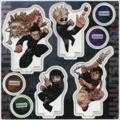 【中古】アクリルスタンド・アクリルパネル 集合(懐玉・玉折 描き下ろしイラスト) アクリルminiフィギュア4体セット 「呪術廻戦」