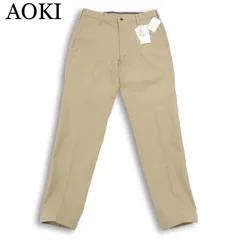 【新品 未使用】 L&W DESIGN L&Wデザイン 通年★ ストレッチ テーパード パンツ スラックス Sz.M メンズ