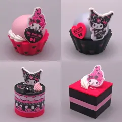 【中古】トレーディングフィギュア 全4種セット 「マイメロディ＆クロミ ピンクブラックパーティーマスコット」