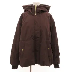サマンサモスモス SM2 BLUE 中綿コート ジャケット ブルゾン フェイクファー F 茶 ブラウン /JS ■GY12のサムネイル