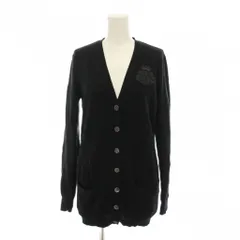 ラルフローレン RALPH LAUREN カーディガン ニット Vネック 長袖 M 黒 /YM ■ECD001