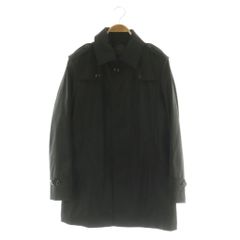 ミスタージュンコ Mr.JUNKO ステンカラーコート 千鳥格子柄 ライナー付 M ブラック /MY ■OS ■ECD001