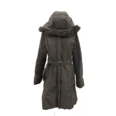 コムサイズム COMME CA ISM ダウンコート ロング丈 L ダークブラウン /HO39 ■ECD001