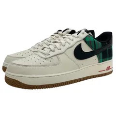 【中古】NIKE | ナイキ Air Force 1 Low Plaid Pale Ivory/Black/Stadium Green/エアフォース1 ロー プレイド ペールアイボリー/ブラック/スタジアムグリーン 30cm【尾張小牧店】【専】