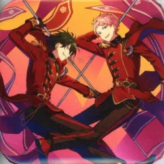 【中古】バッジ・ピンズ Valkyrie ジャケット柄スクエア缶バッジ 「CD あんさんぶるスターズ! ユニットソングCD 3rd Valkyrie」 アニメイト購入特典