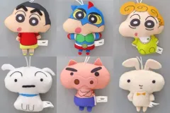 【中古】ぬいぐるみマスコット・ぬいぐるみバッジ 全6種セット ぬいぐるみちゃーむ 「クレヨンしんちゃん」