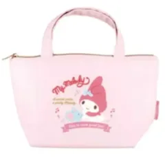 【中古】バッグ マイメロディ(バッジロゴ) 保冷帆布ランチバッグ 「サンリオキャラクターズ」