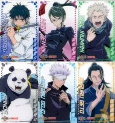 【中古】キャラカード 全6種セット クリアカード 「劇場版 呪術廻戦 0×ラウンドワン」 クレーンゲーム利用特典