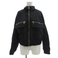 ザラ ZARA ジャケット 上着 S 黒 ブラック長袖 前開き ジップアップ 長袖 無地 /SC ■ECA001