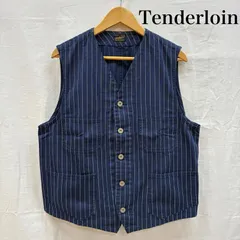 テンダーロイン T-ENGINEER VEST ストライプ ワーク エンジニア ベスト メンズ M ISItems【USED】【古着】【中古】50154696のサムネイル