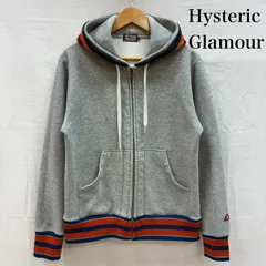 ヒステリックグラマー フード ロゴ ストレッチ ジップアップ パーカー ヒスガール ワッペン 0217CF12 メンズ M ISItems【USED】【古着】【中古】50154705