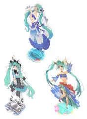 【中古】雑貨 全3種セット Princess描き下ろしクリアスタンド 「キャラクター・ボーカル・シリーズ01 初音ミク」