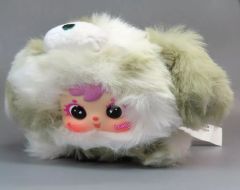 【中古】ぬいぐるみマスコット・ぬいぐるみバッジ CUICUI NORI 「Samuel San Xiao Mao “Puppy Be Good”Series Samuel Lovely Dog ぬいぐるみキーホルダー」