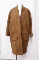 【199489】BEAUTY&YOUTH ビューティ&ユース  モッサコクーンコート チェスター ウールコート  M ブラウン