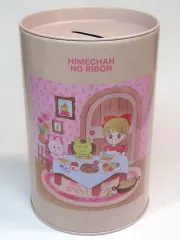 【中古】小物入れ・マルチケース・缶ケース 姫ちゃんのリボン 貯金箱 「りぼん70周年×3COINS」