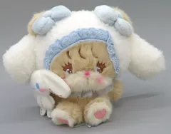 【中古】ぬいぐるみマスコット・ぬいぐるみバッジ ラテ×シナモロール マスコットホルダー 「サンリオキャラクターズ×mikko illustrations」