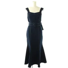 スナイデル SNIDEL コルセットマーメイドジャンスカ ワンピース デニム 0 インディゴ /ES ■OS