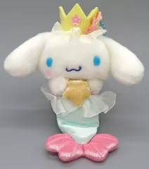 【中古】ぬいぐるみマスコット・バッジ シナモロール マーメイドデザインシリーズ マスコットホルダー 「サンリオキャラクターズ」
