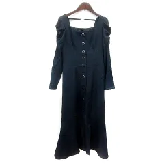 レディアゼル REDYAZEL ワンピース ロング 長袖 M 紺 ネイビー /MN