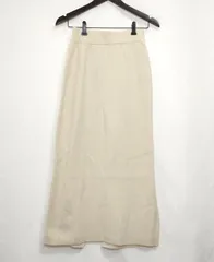 【216300】LOWRYS FARM ローリーズファーム  ニットスカート　ロング　クリーニング済み　ウエストゴム　F  ・ ベージュ