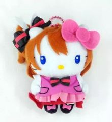 [중고] 봉제인형 마스코트·봉제인형 배지 타카사카 호노카 봉제인형 마스코트 [러브라이브! The School Idol Movie×헬로 키티]