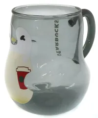 【中古】グラス ホリデー2021 耐熱グラスマグペンギン 355ml 「スターバックスコーヒー」