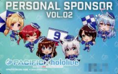 [중고] 캐릭터 카드 [단품] 집합 개인 스폰서 카드 [PACIFIC RACING TEAM × 홀로 라이브 vol.2 콜라보 상품 코스] 동봉품